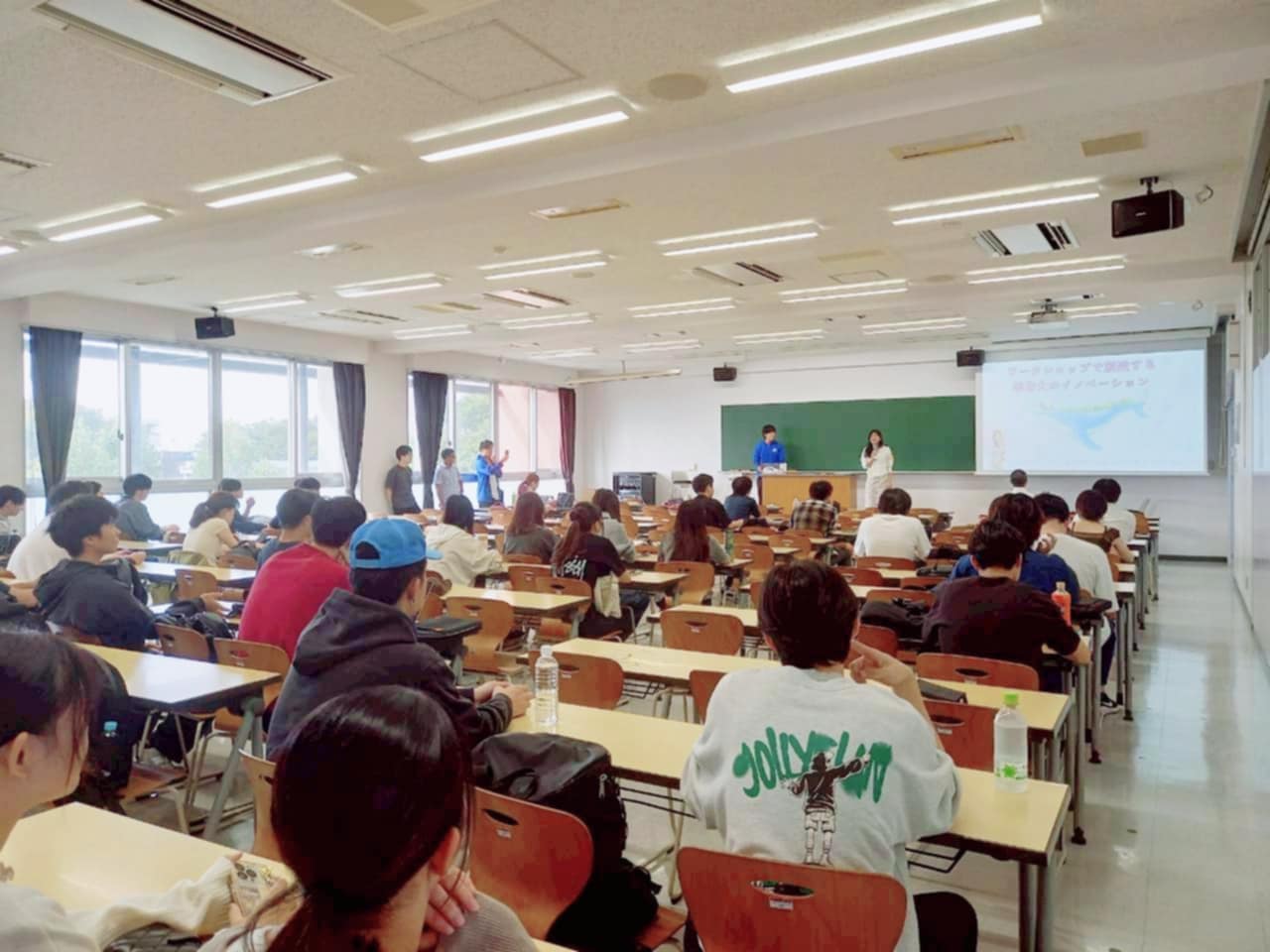 日本大学の津田沼キャンパスで生産工学部の学生に向けて授業を行いました