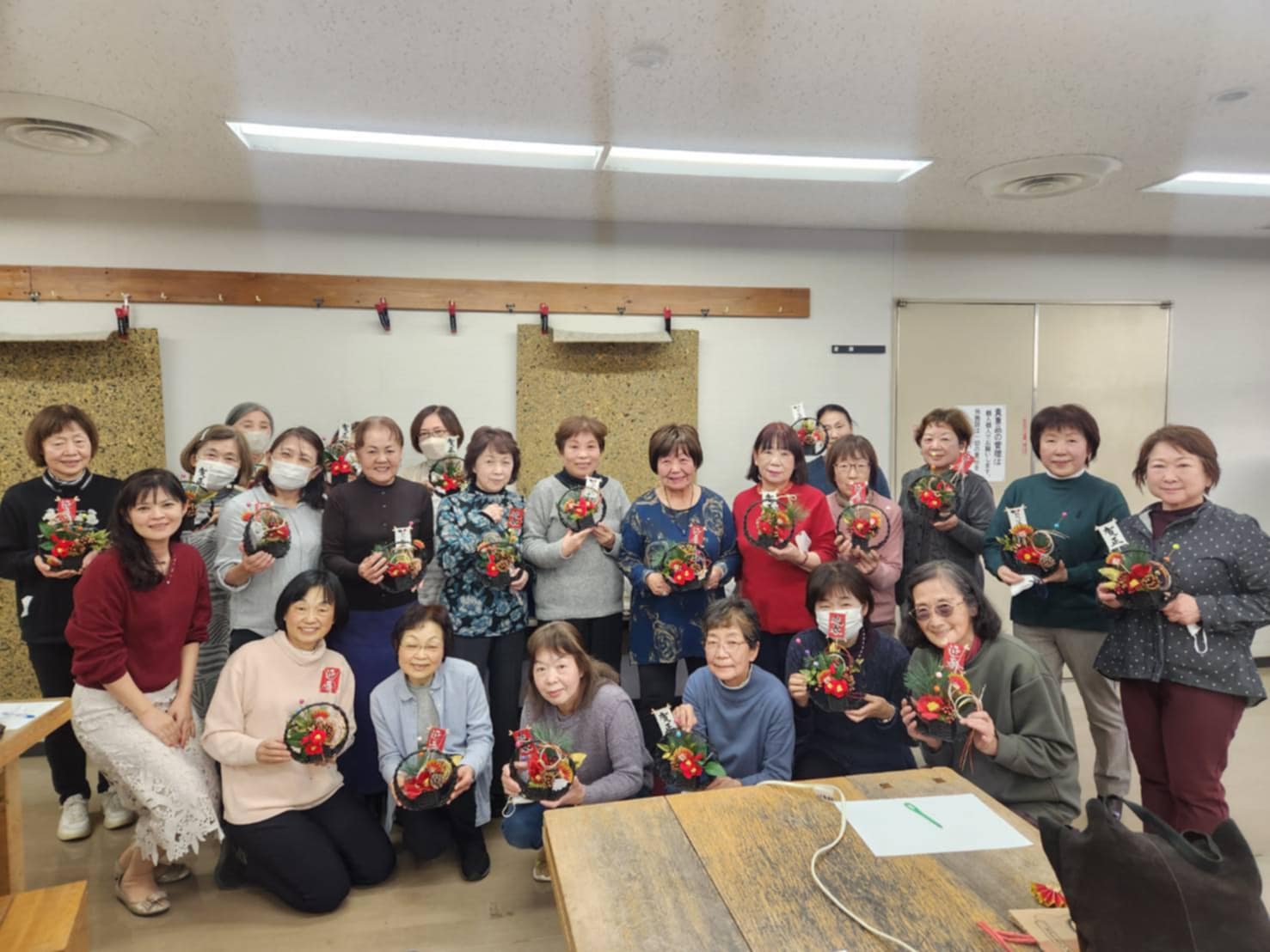 横浜市老人福祉センター「うらしま荘」お正月飾り作り教室 開催